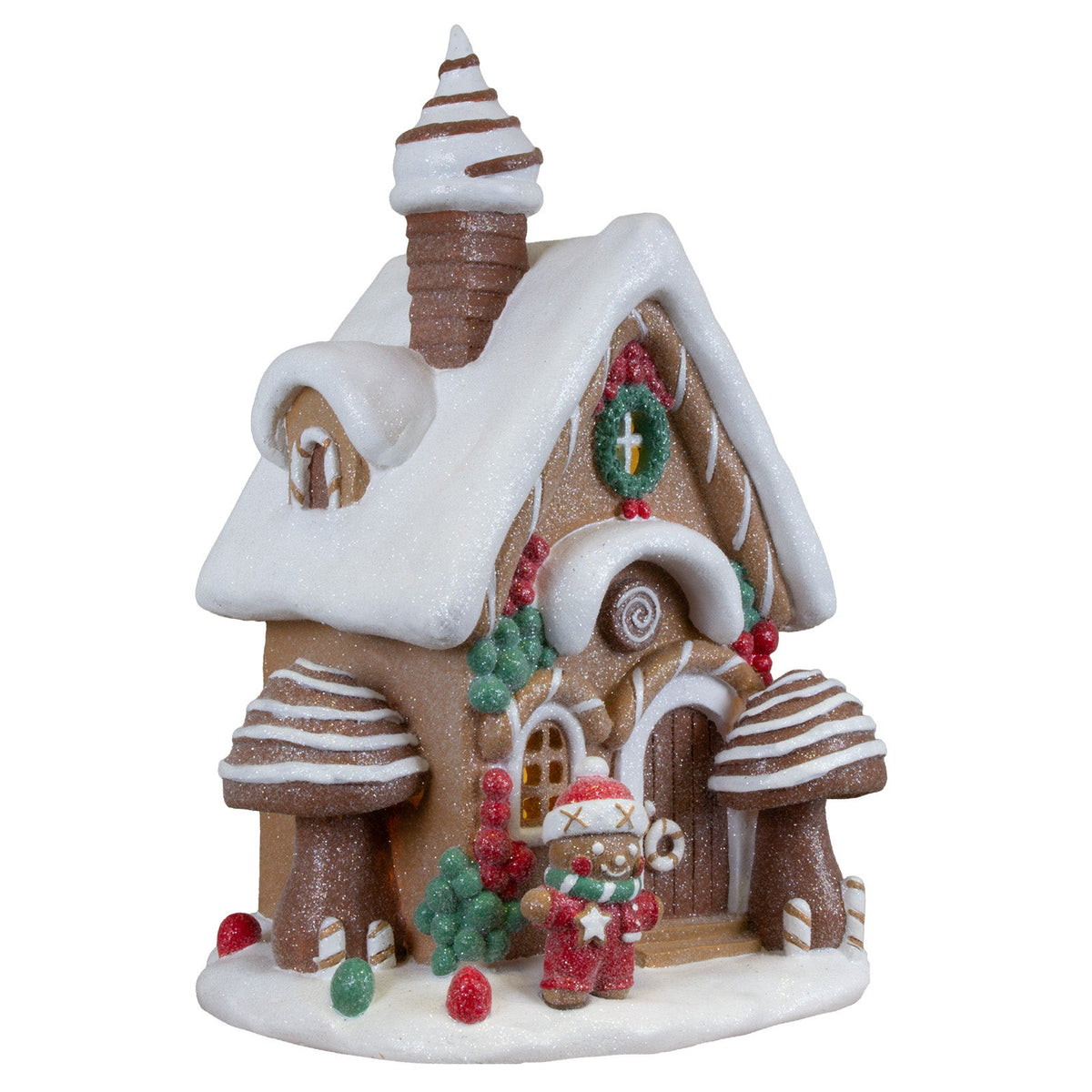 LED Lebkuchenhaus 30cm, Polyresin(1)