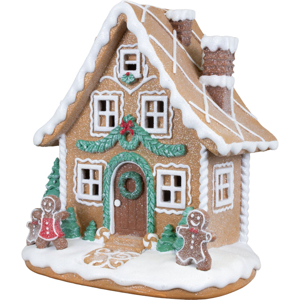 LED Lebkuchenhaus 23cm, Polyresin(1)