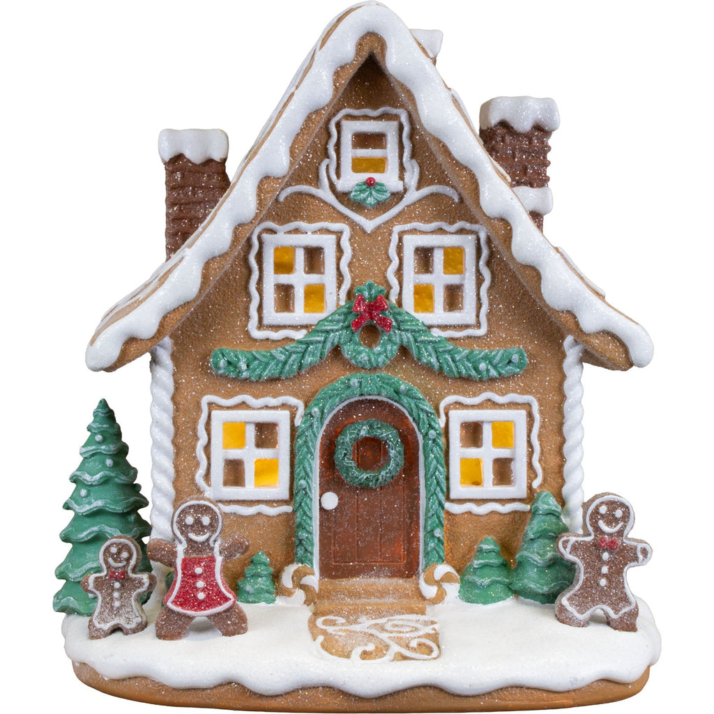 LED Lebkuchenhaus 23cm, Polyresin(1)