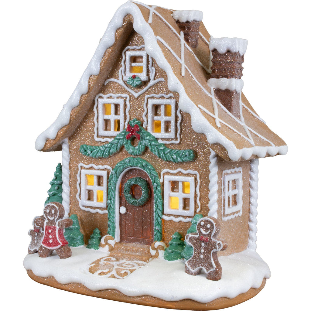 LED Lebkuchenhaus 23cm, Polyresin(1)