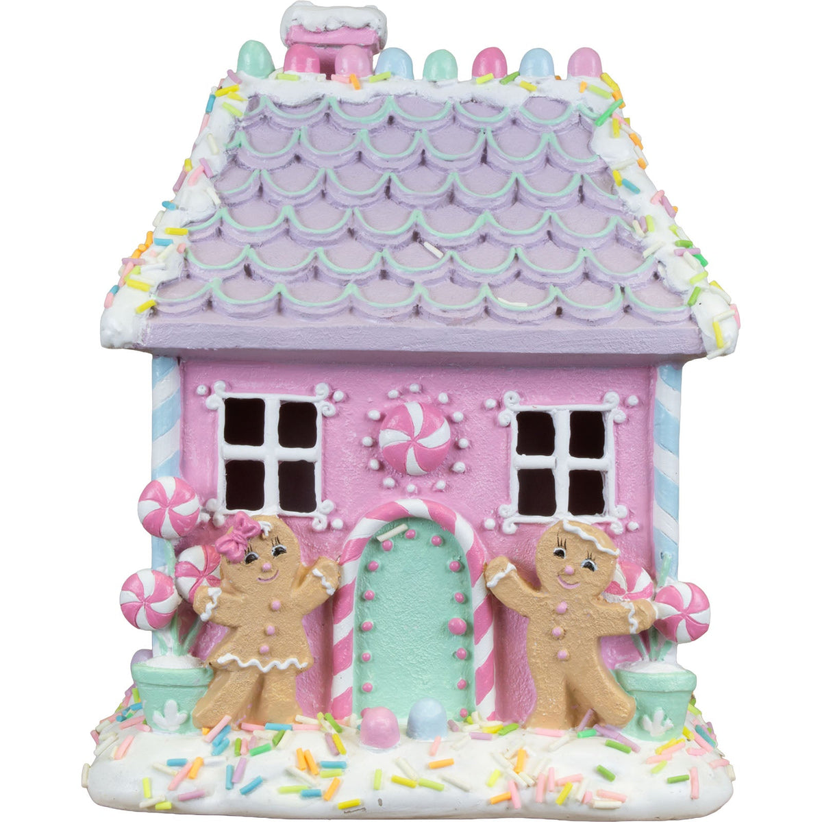 LED Lebkuchenhaus 22cm, Polyresin(1)