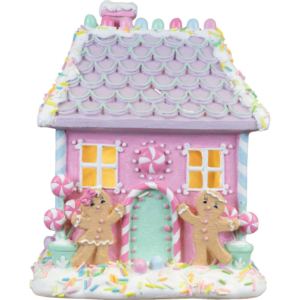 LED Lebkuchenhaus 22cm, Polyresin(1)