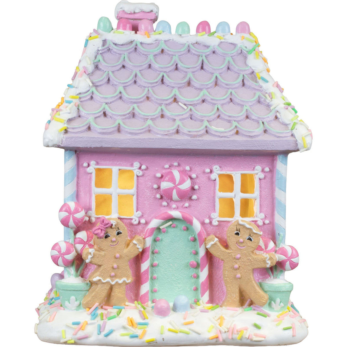 LED Lebkuchenhaus 22cm, Polyresin(1)