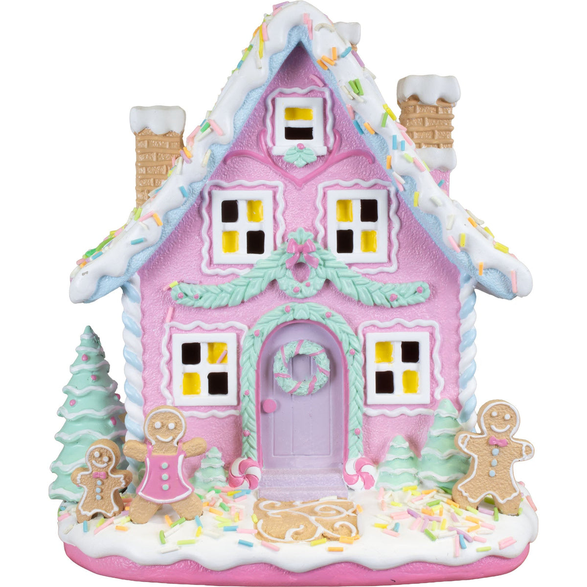Lebkuchenhaus 23cm, Polyresin(1)