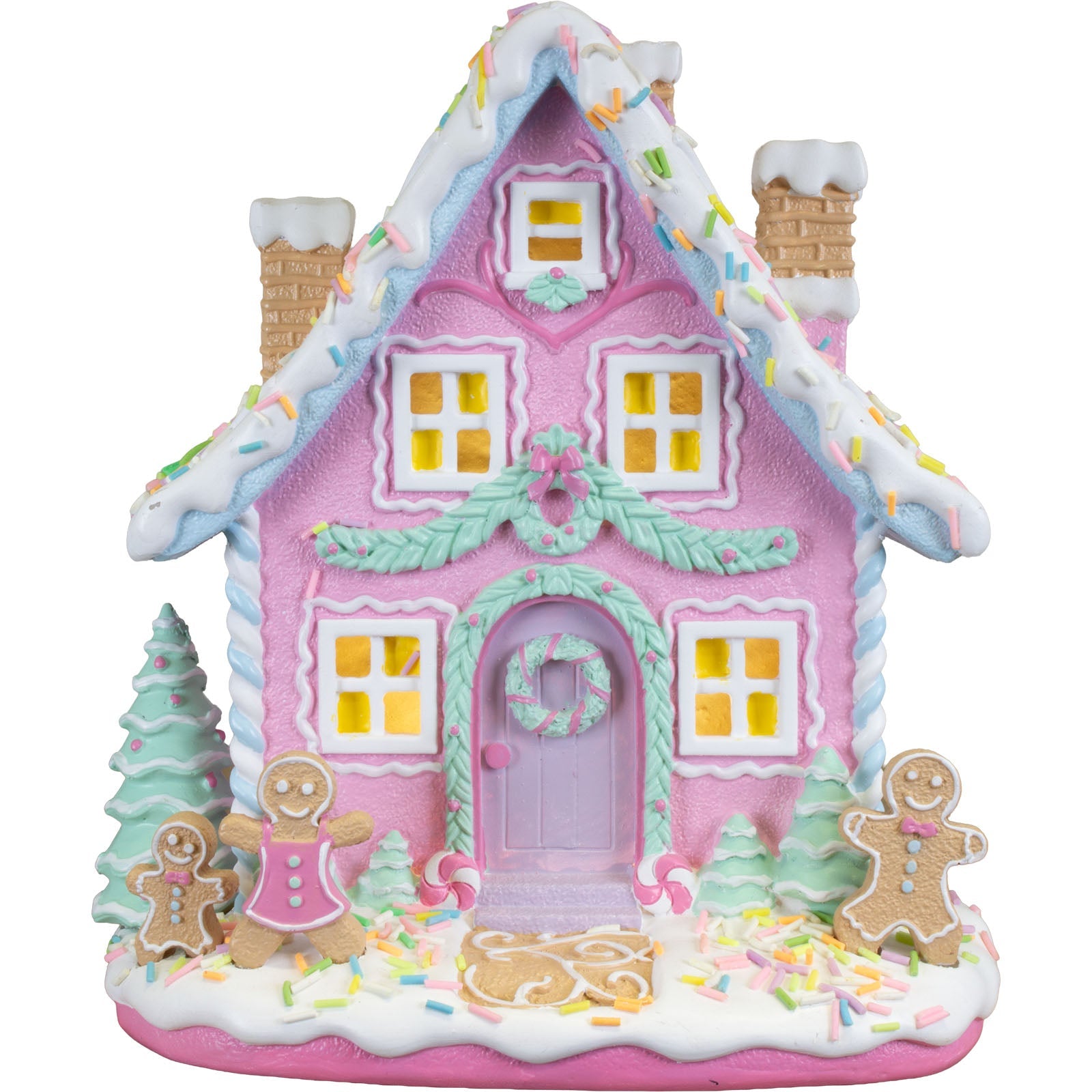 Lebkuchenhaus 23cm, Polyresin(1)