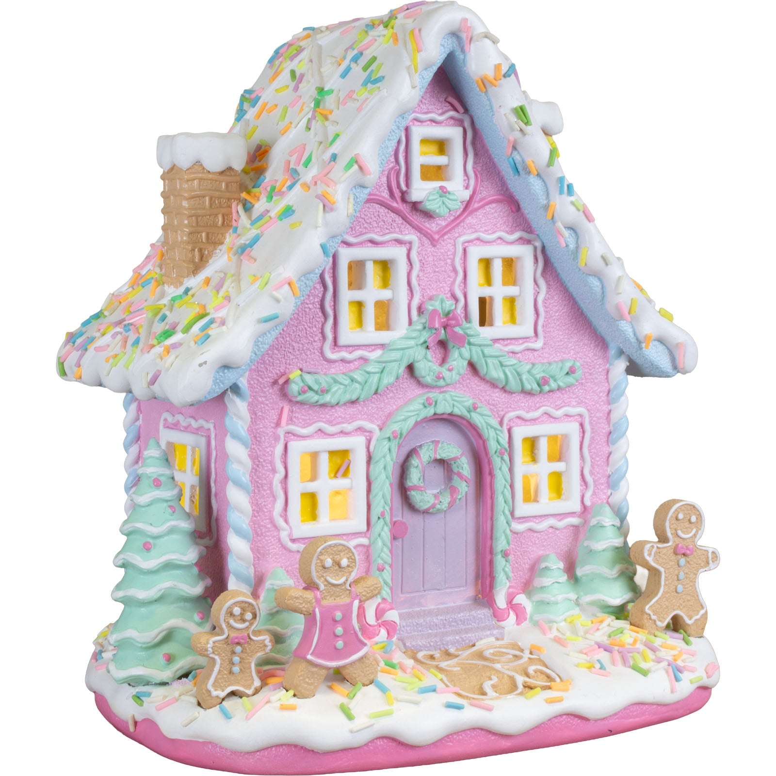Lebkuchenhaus 23cm, Polyresin(1)