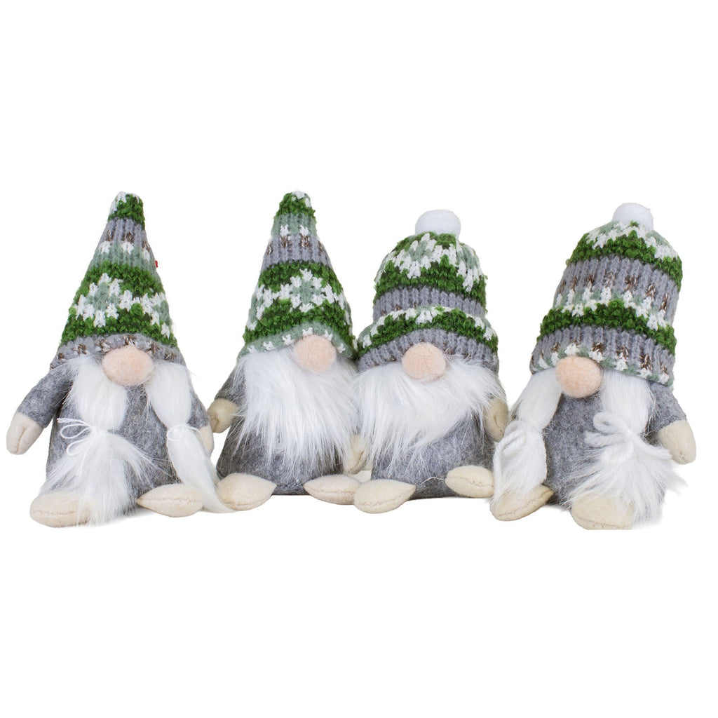 Gnom sitzend 14cm, 4 Designs(24)