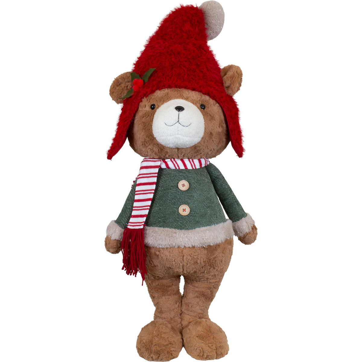 Weihnachtsbär stehender 96cm, 2 Designs