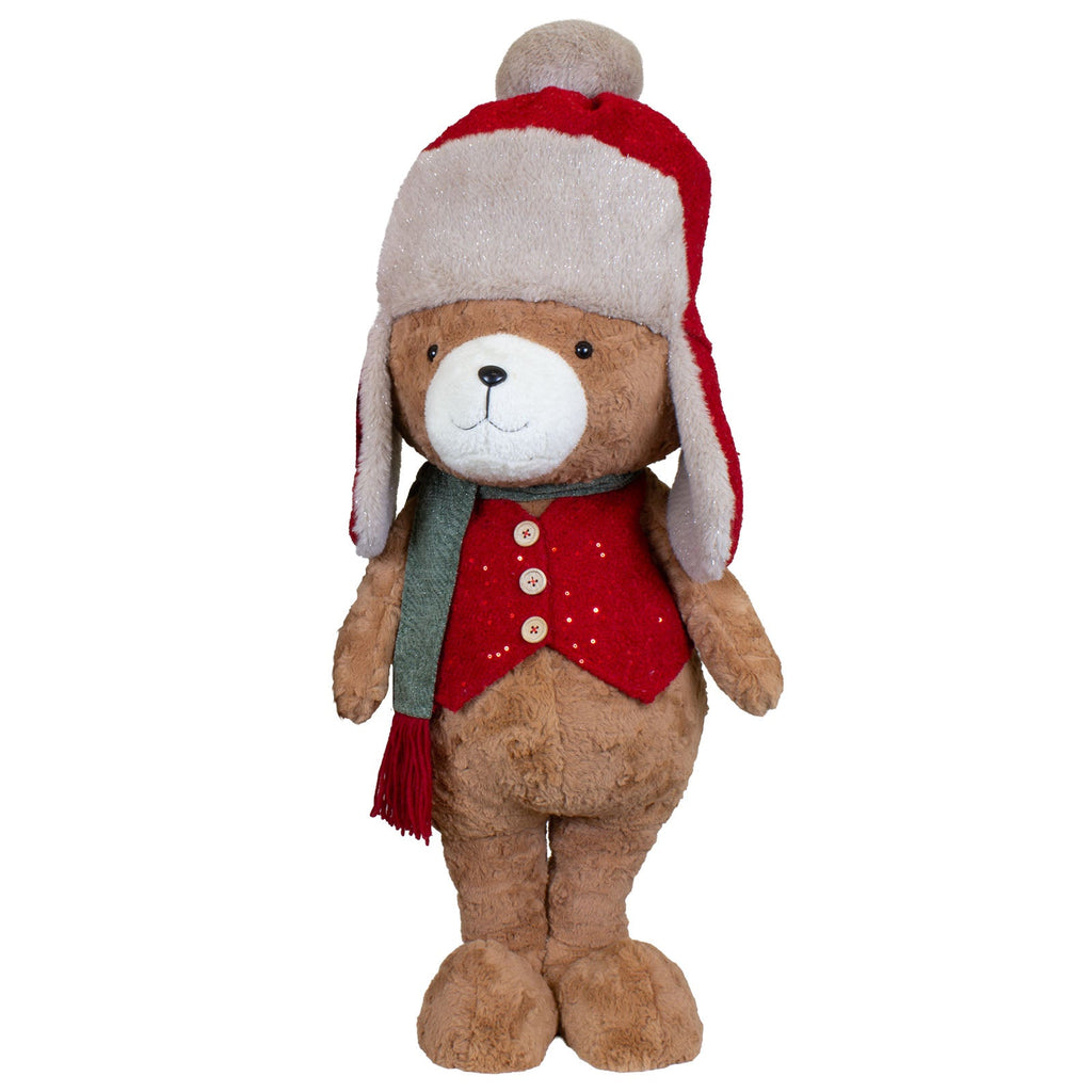 Weihnachtsbär stehender 96cm, 2 Designs