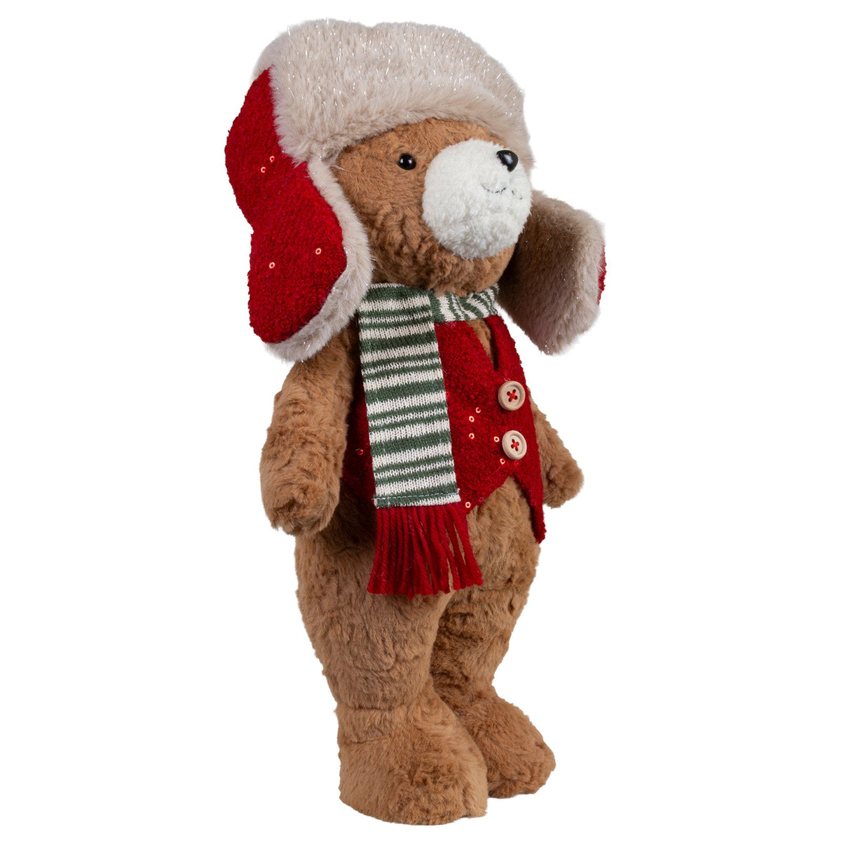 Weihnachtsbär stehender 42cm, 2 Designs