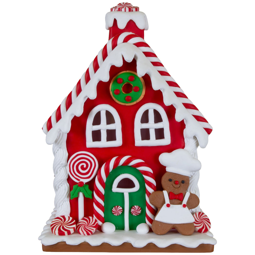 LED Lebkuchenhaus 17cm, Polyclay(3)