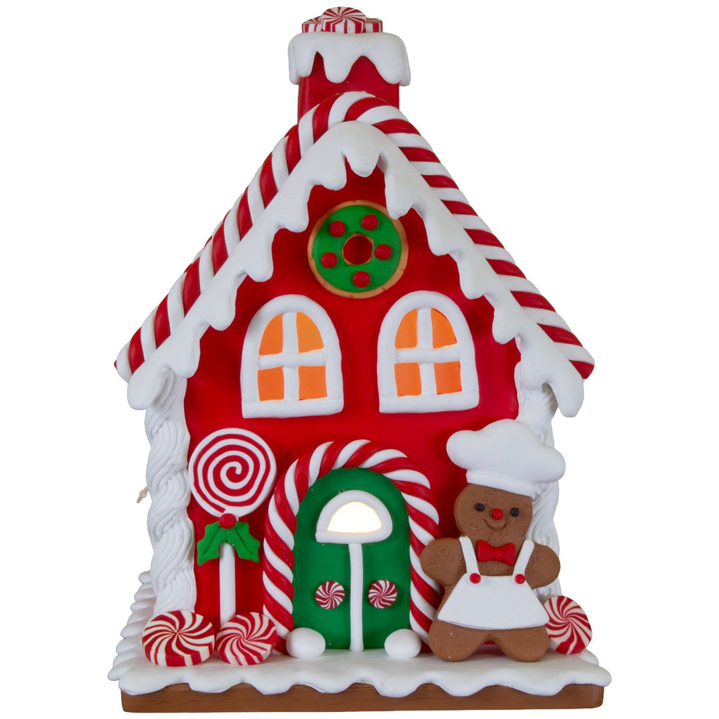 LED Lebkuchenhaus 17cm, Polyclay(3)