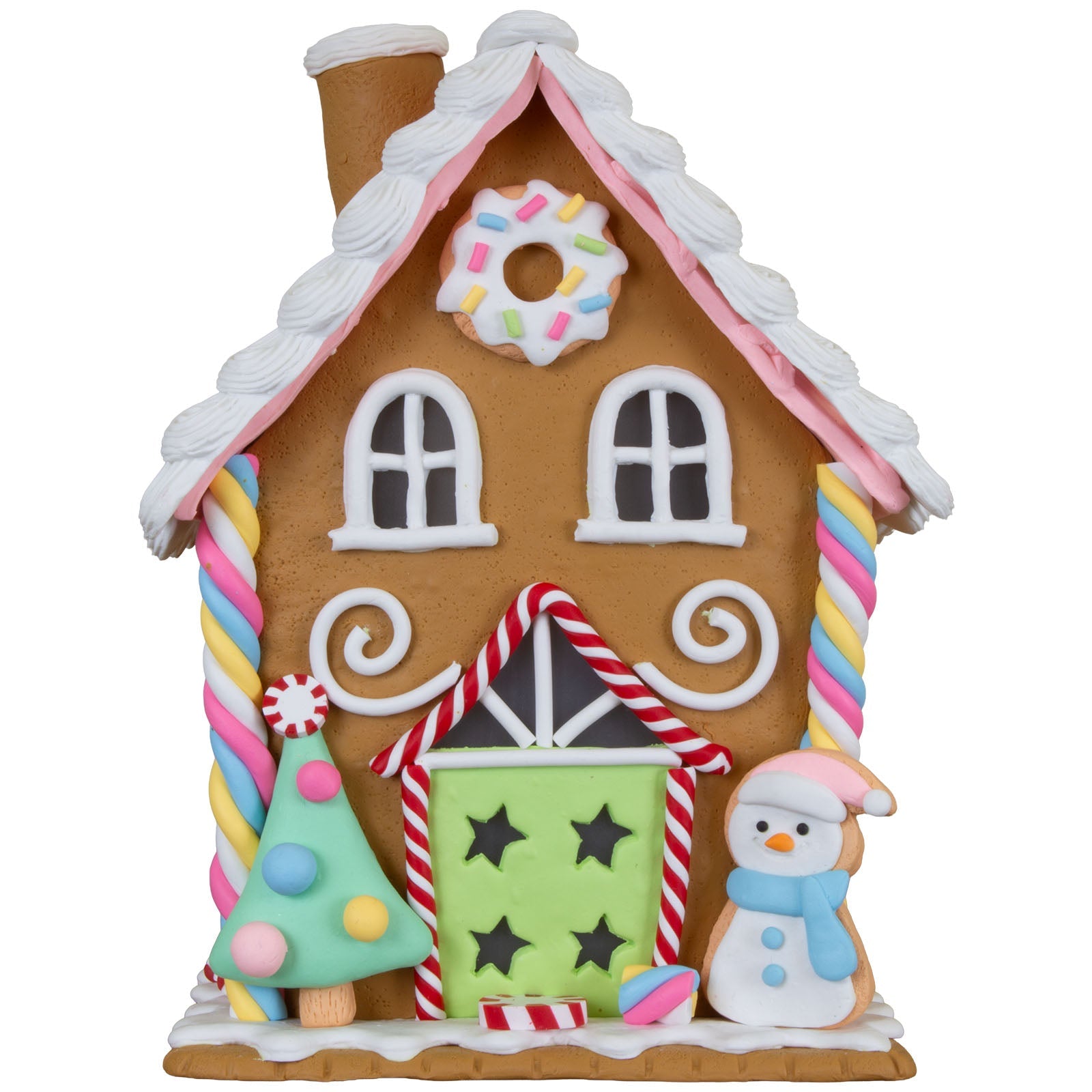 LED Lebkuchenhaus 20cm, Polyclay(2)