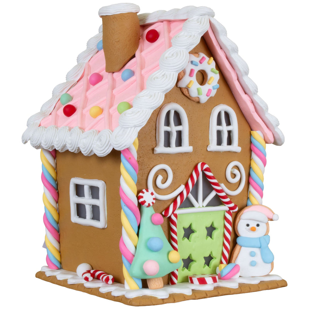 LED Lebkuchenhaus 20cm, Polyclay(2)