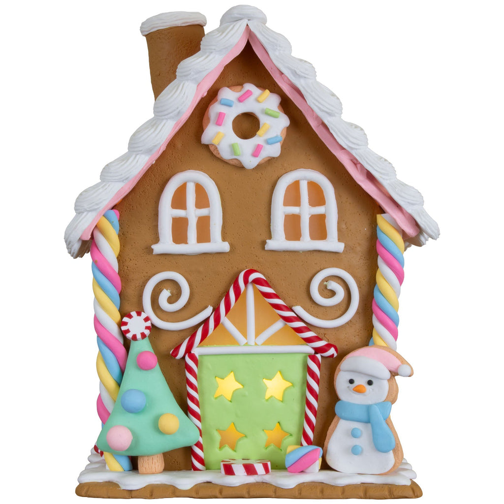 LED Lebkuchenhaus 20cm, Polyclay(2)