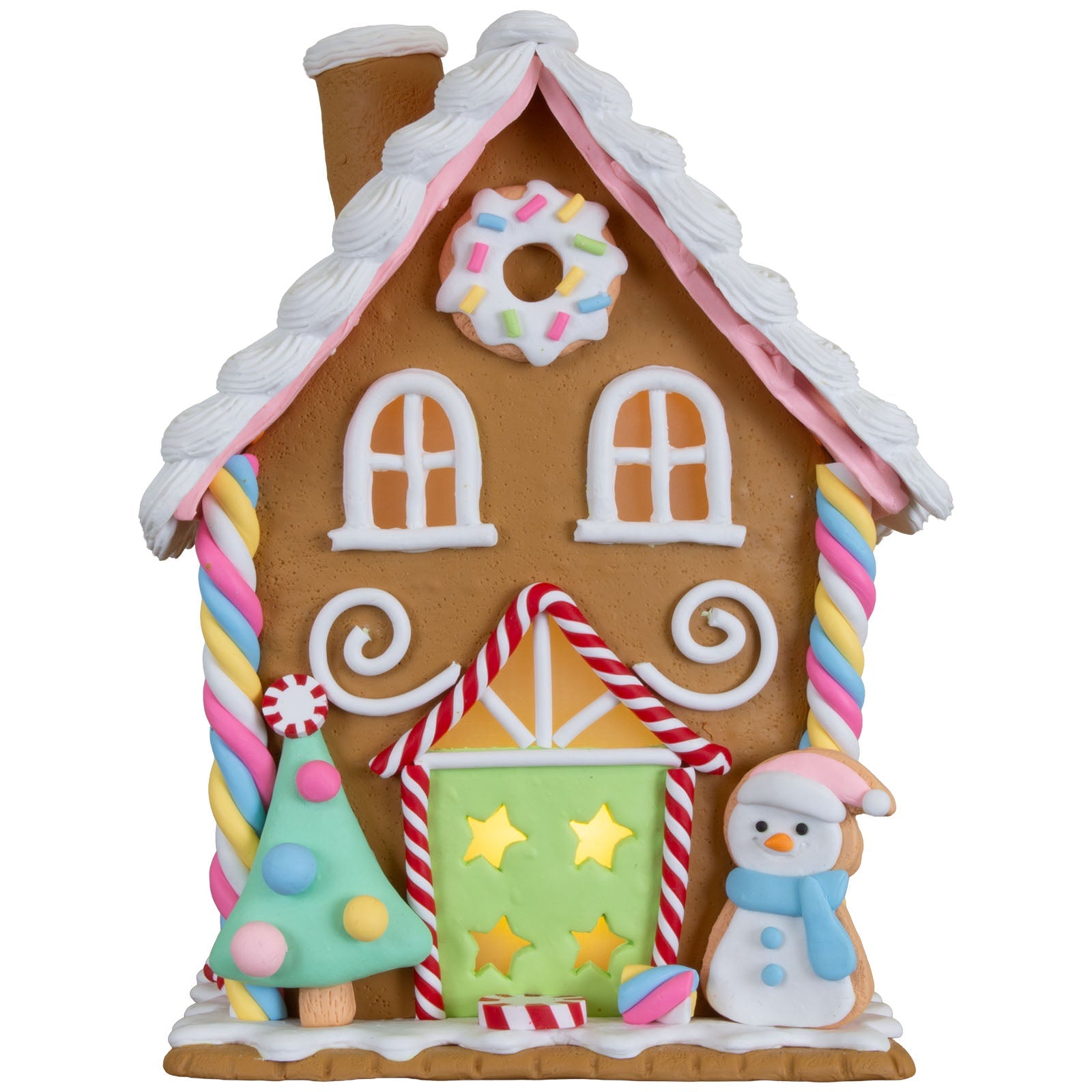 LED Lebkuchenhaus 20cm, Polyclay(2)
