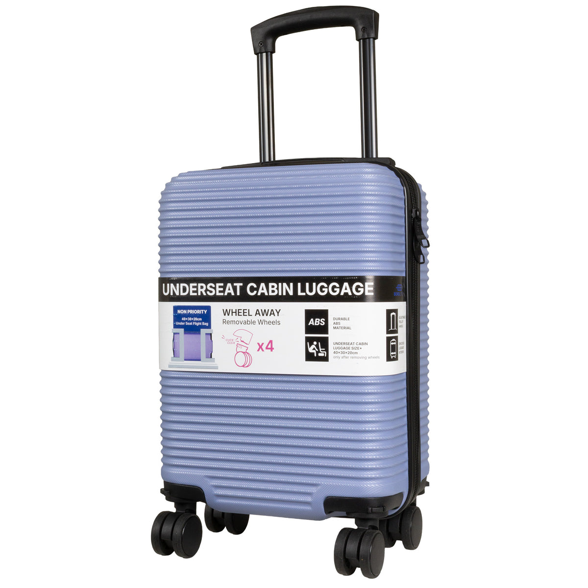 Business Trolley Carry-On 2 Colors Silver Grey Anthracite