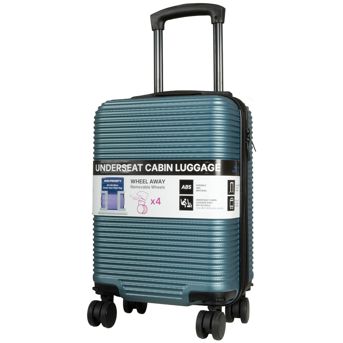 Business Trolley Carry-On 2 Colors Silver Grey Anthracite