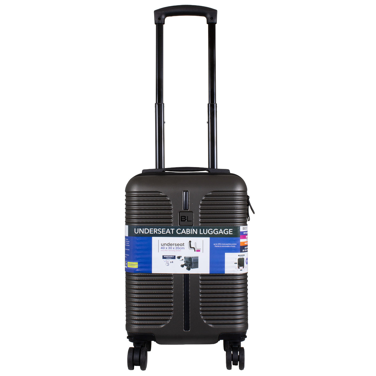 Business Trolley Carry-On 2 Colors Silver Grey Anthracite