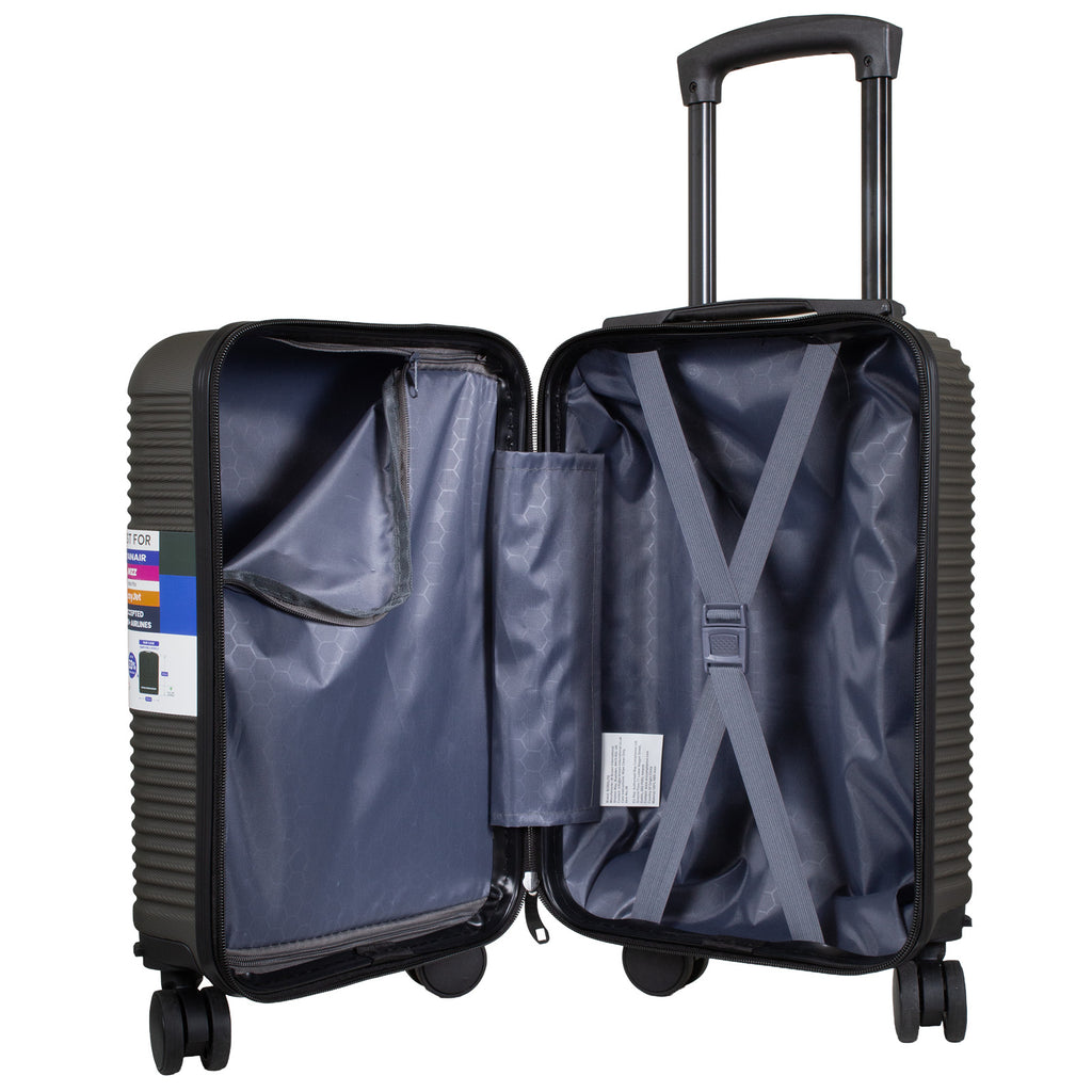 Business Trolley Carry-On 2 Colors Silver Grey Anthracite