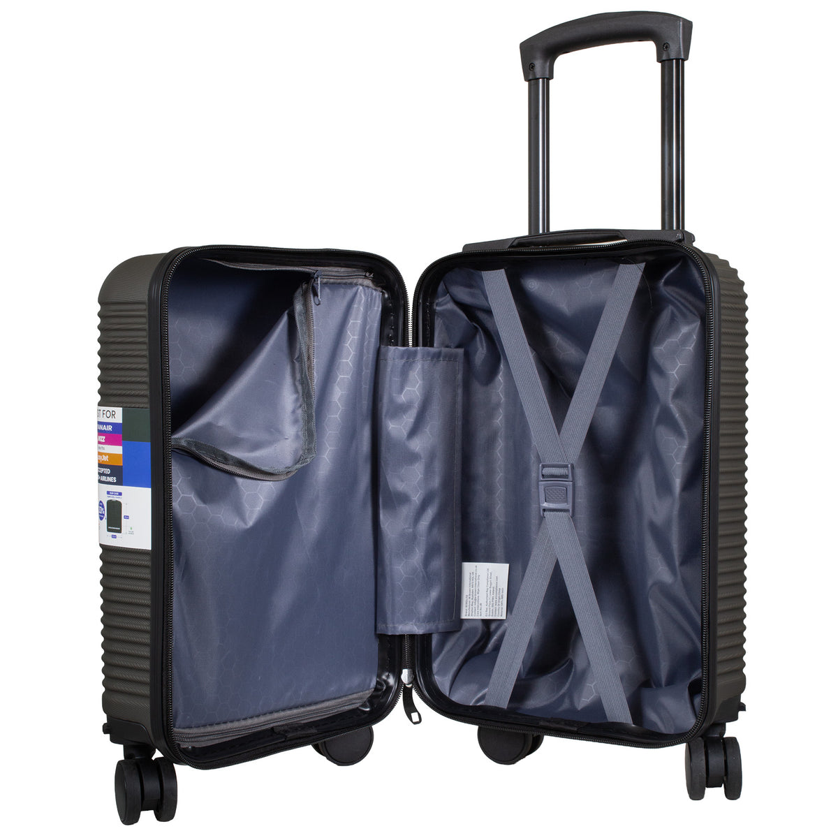 Business Trolley Carry-On 2 Colors Silver Grey Anthracite