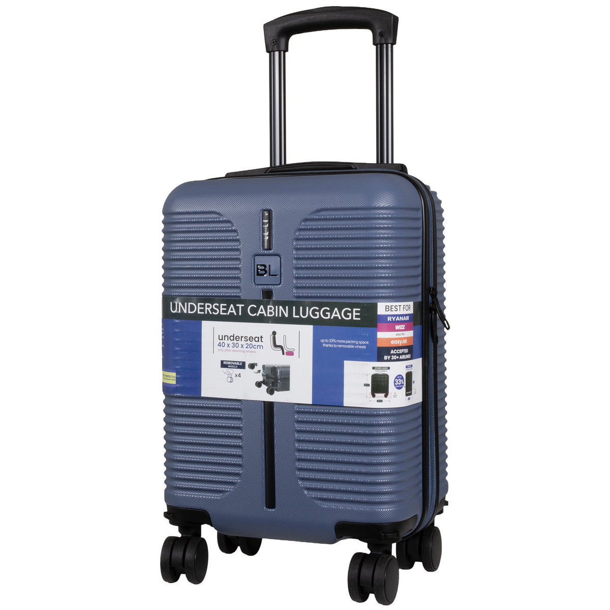 Business Trolley Carry-On 2 Colors Silver Grey Anthracite