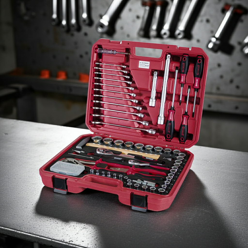 Werkzeugkombikasten / 1/4" + 1/2"  91-tlg GAMBIT TOOLS