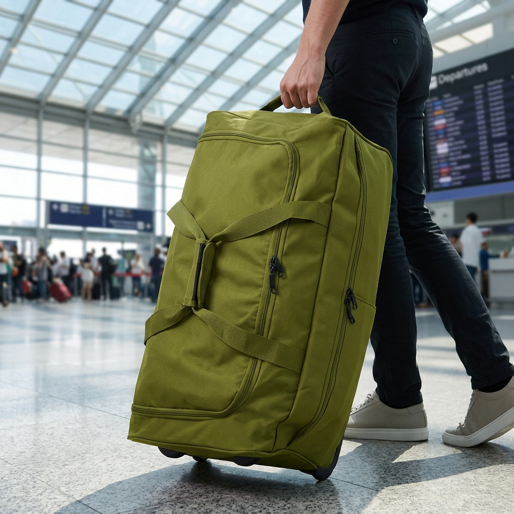 Trolleytasche 65cm - XL Reisetasche mit 2 Rollen - verschiedene Farben lieferbar
