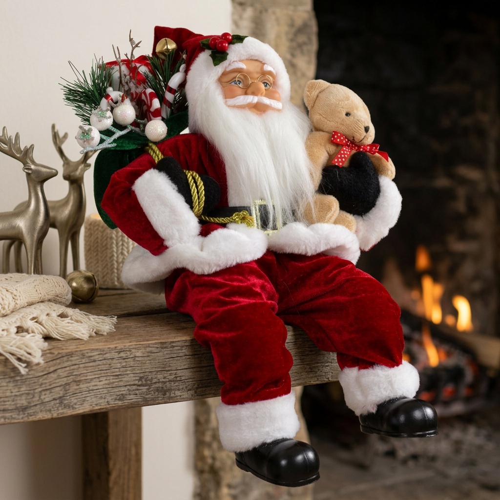 Weihnachtsmann 45cm Sander Kantenhocker