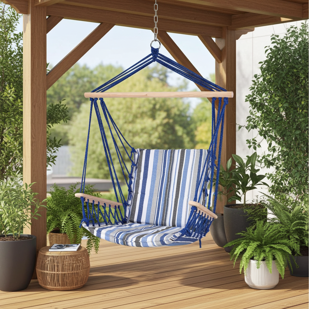 Hängesessel mit Armlehnen - bis 120kg