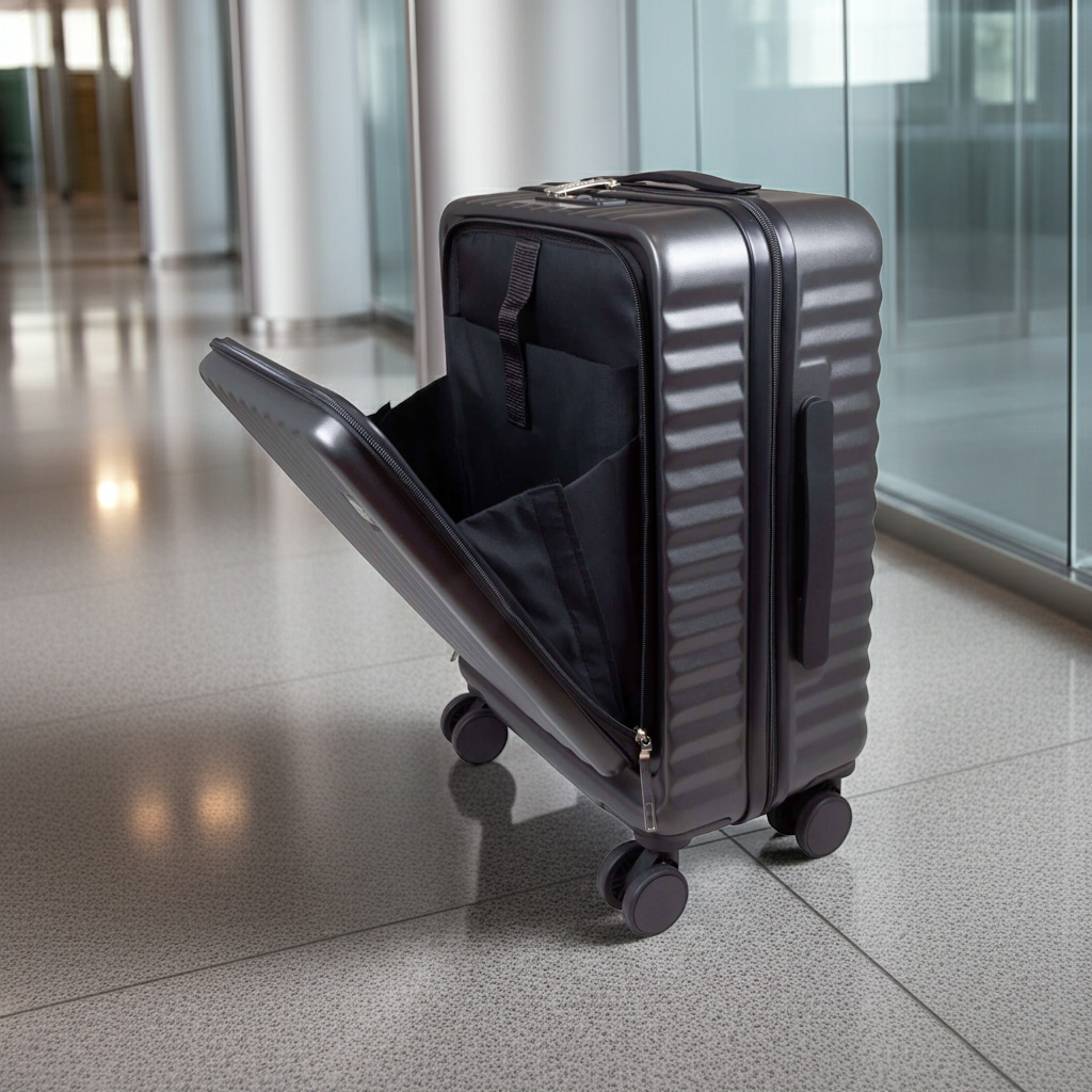 Handgepäck-Trolley 55cm mit 17-Zoll-Laptopfach