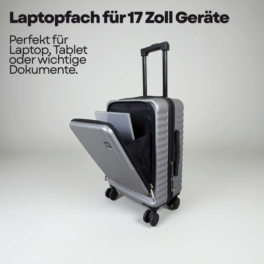 Handgepäck-Trolley 55cm mit 17-Zoll-Laptopfach