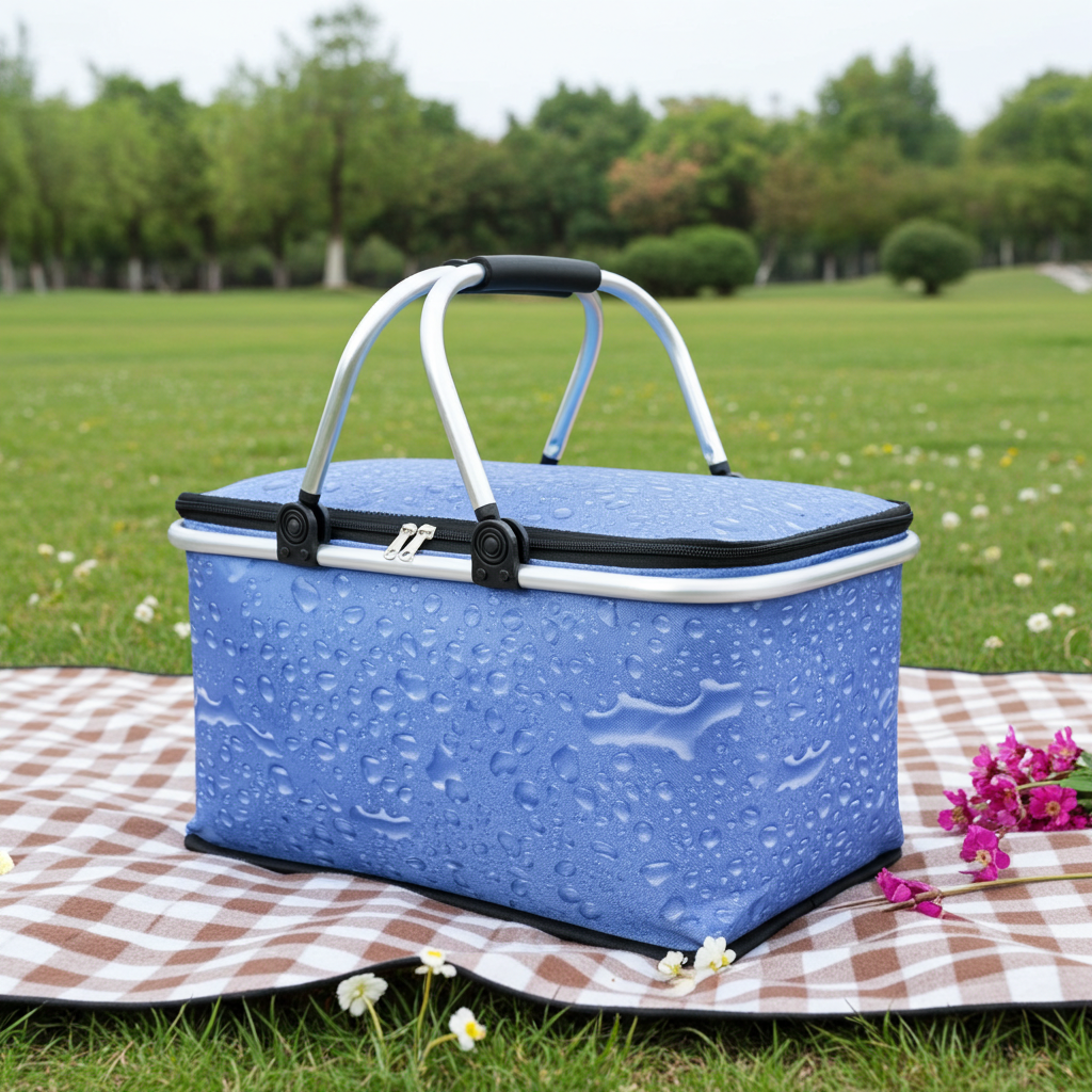 Kühlkorb Wassertropfendesign einklappbar in 2er-Pack
