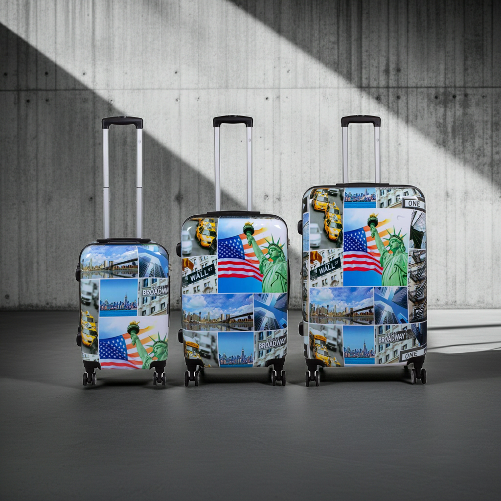 Motivkoffer und Kofferset 3tlg Liberty