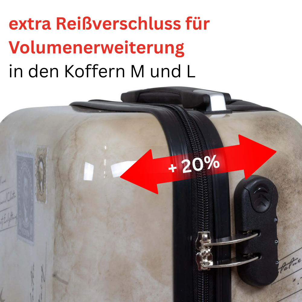 Motivkoffer Design New York – Reisekoffer mit Motiv – Hartschale ABS/Polycarbonat – S M L – leicht & robust