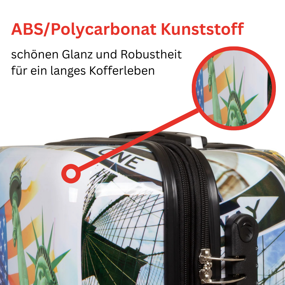 Motivkoffer und Kofferset 3tlg Liberty