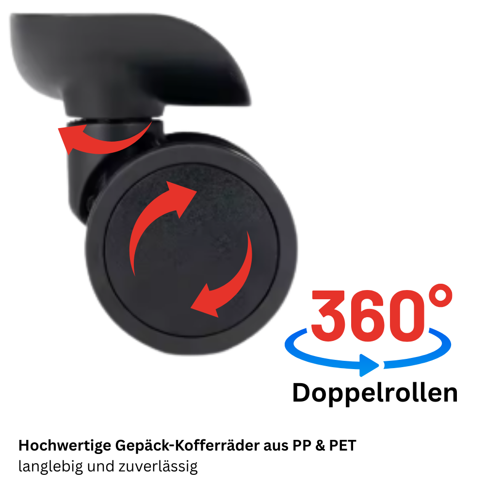 Polycarbonat großer Motivkoffer Reisekoffer City - Größe L