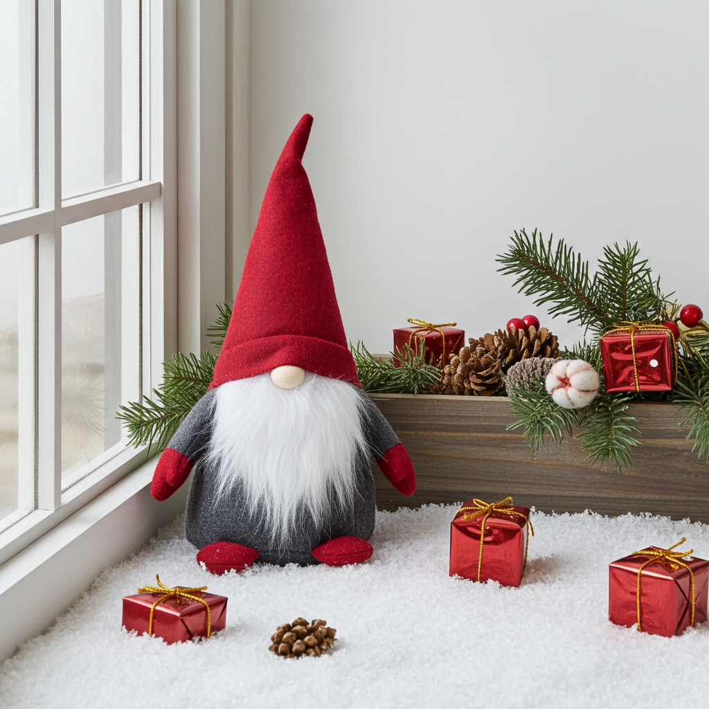 Wichtel 18-30cm sitzend, Pärchen, 2 Stück