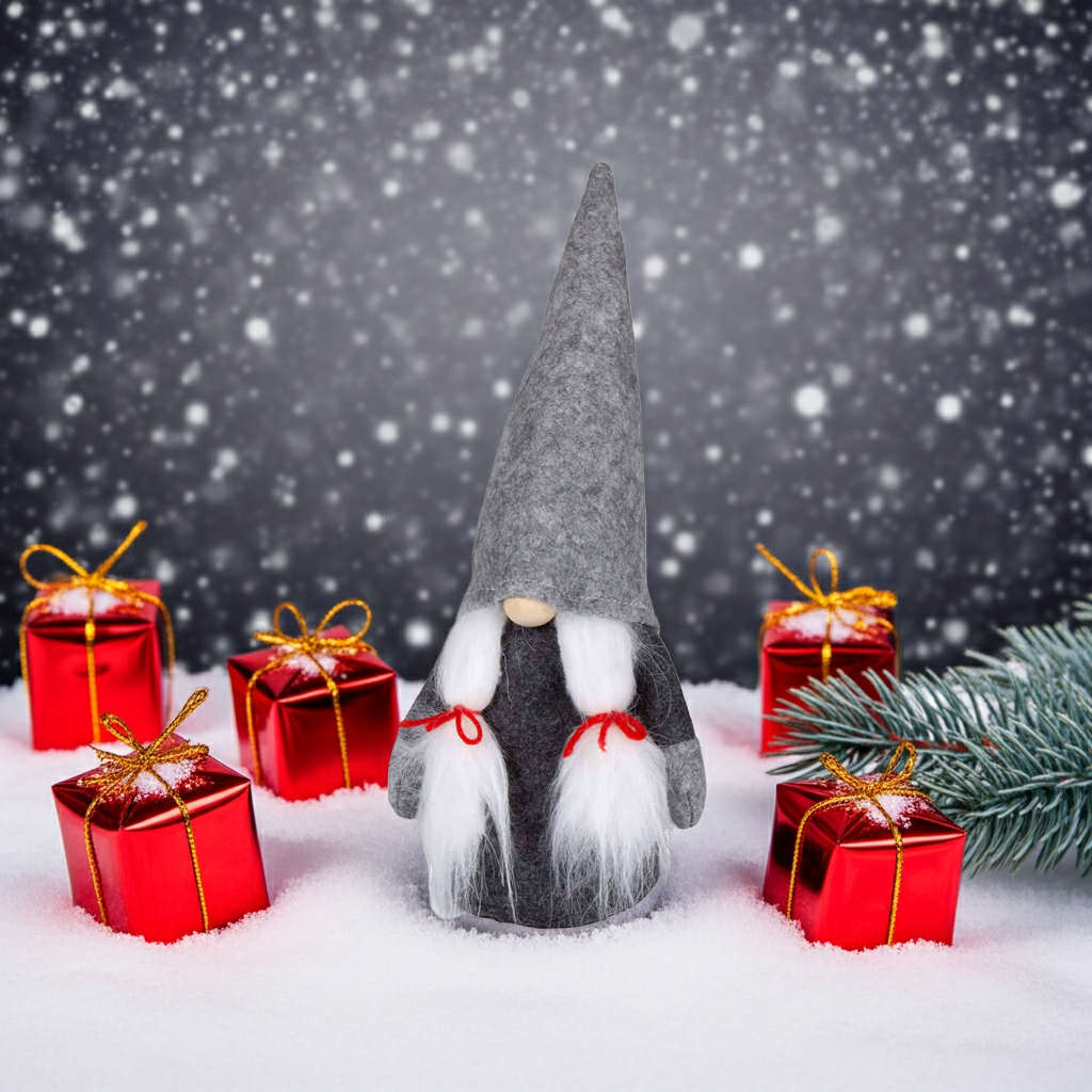 Wichtel 20cm (28cm) sitzend, Pärchen, 2 Stück