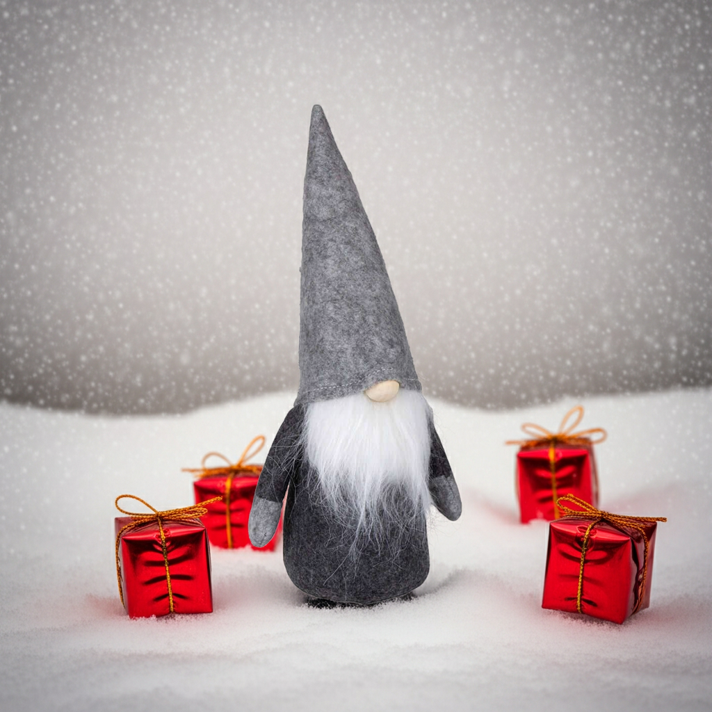 Wichtel 20cm (28cm) sitzend, Pärchen, 2 Stück