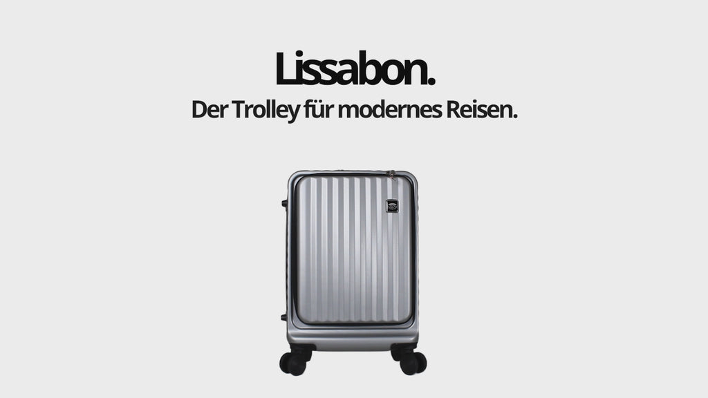 Businesstrolley Handgepäck 2 Farben silbergrau anthrazit