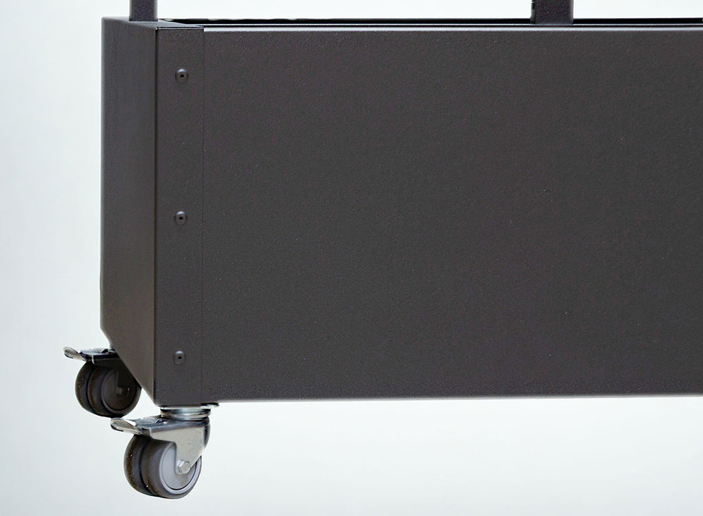 Mobiler Windschutz mit Pflanzkasten ca.200cm Sicherheitsglas Made in Germany